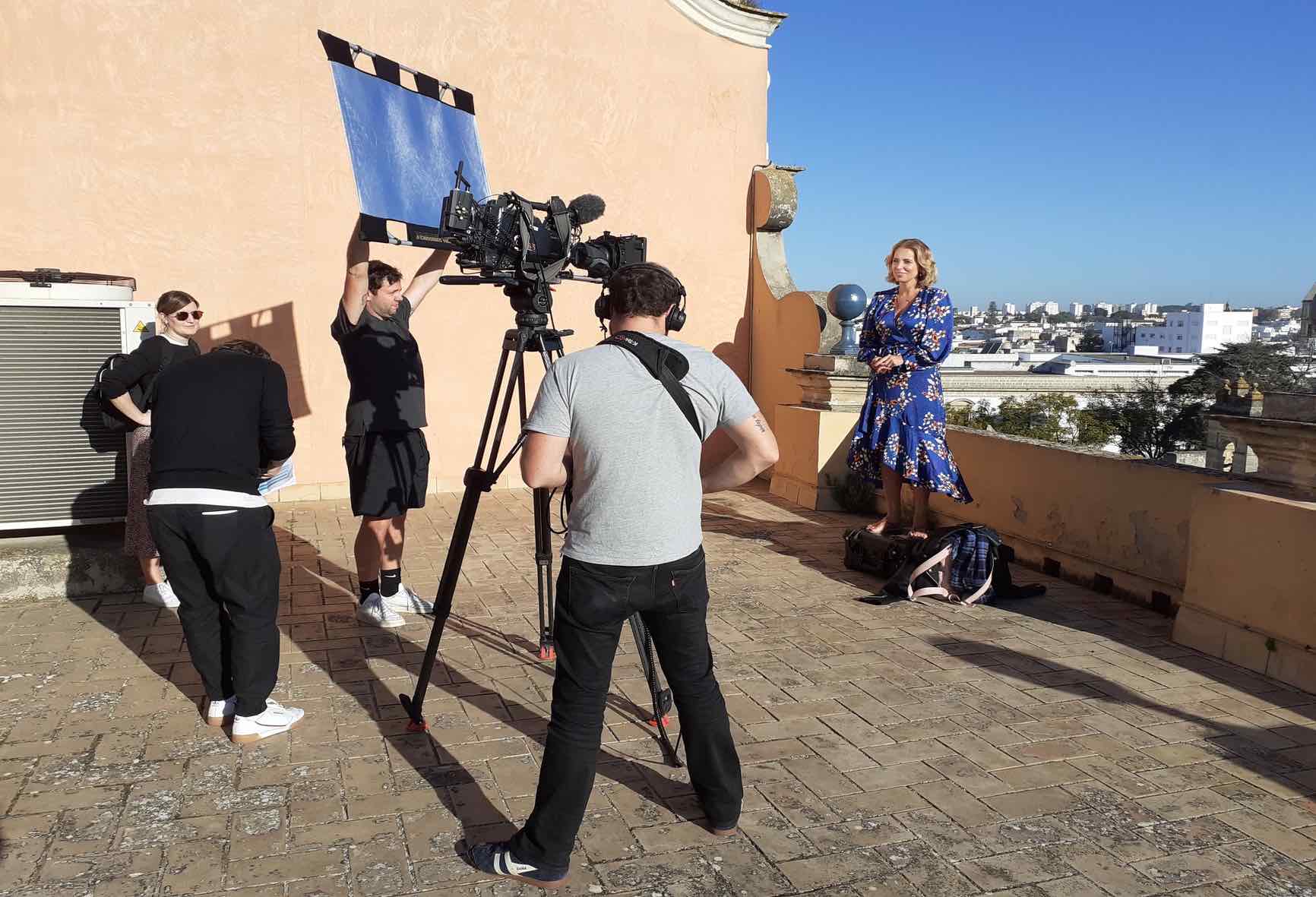Un momento del rodaje en Jerez.