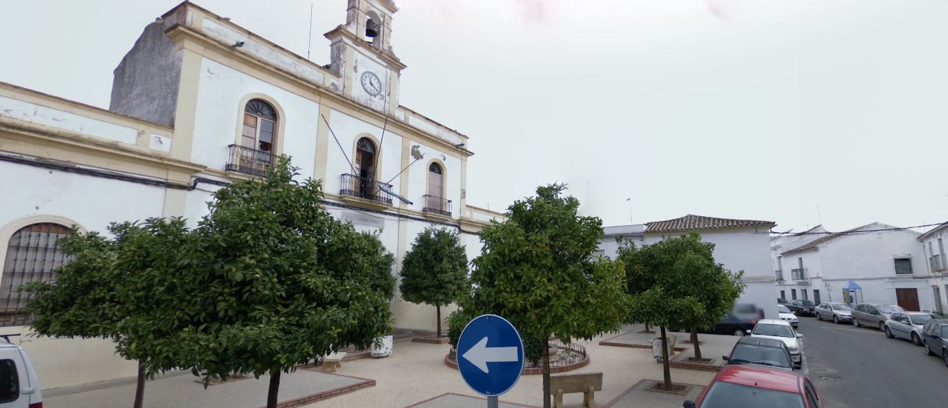 La plaza del Ayuntamiento de Posadas, en Córdoba.