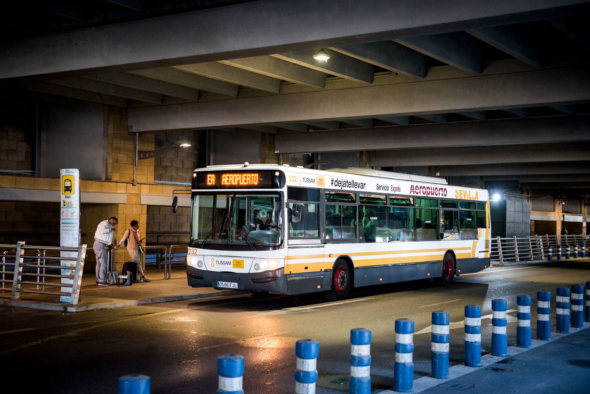 Autobús del Aeropuerto de Sevilla.