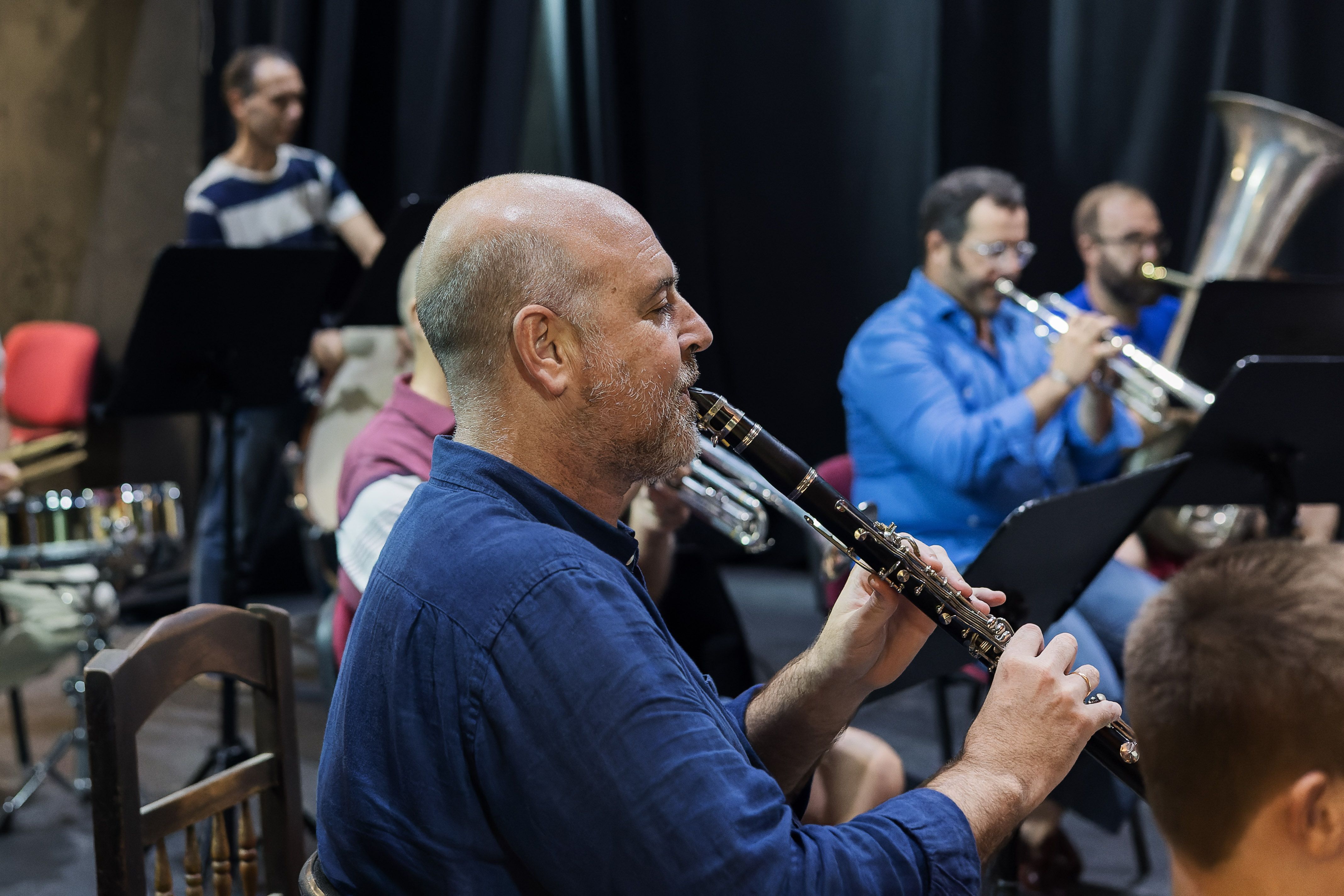 Músicos de la banda municipal. CANDELA NÚÑEZ