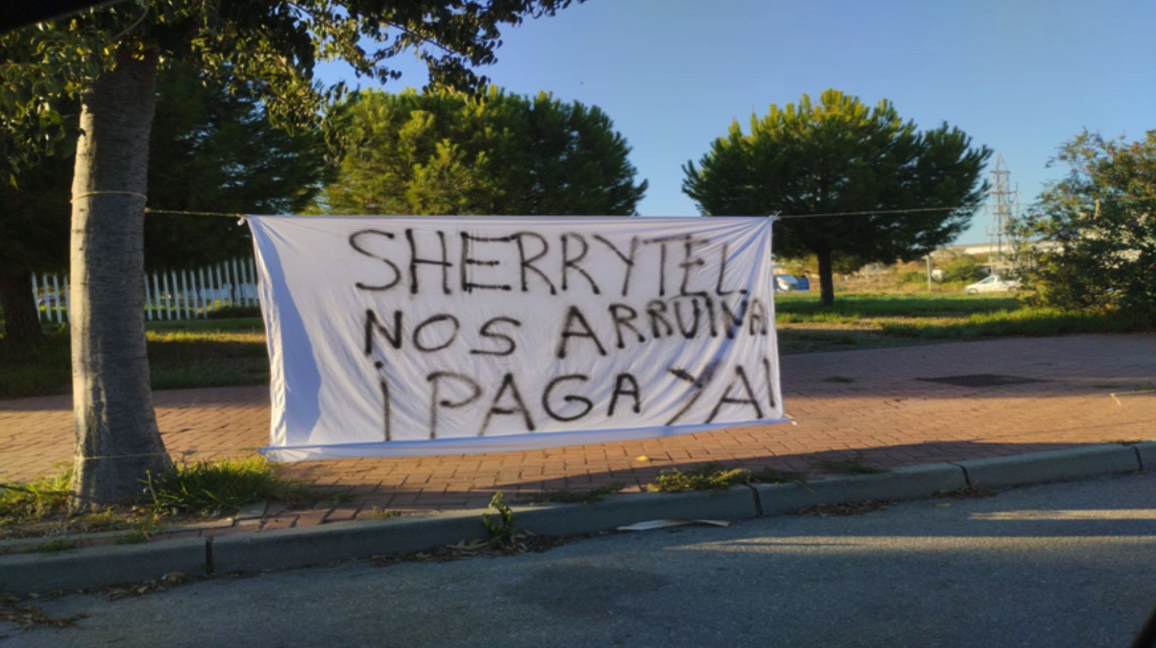 Protestas de la plantilla de Sherrytel.