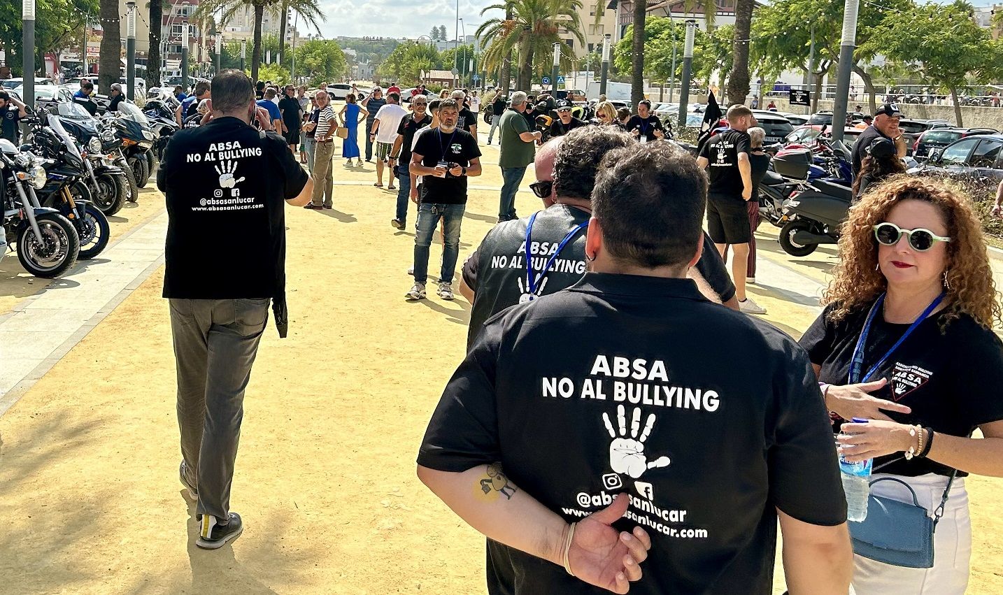 Sanlúcar de Barrameda, ciudad Antibulling. En la imagen, movilización convocada por la Asociación sanluqueña.