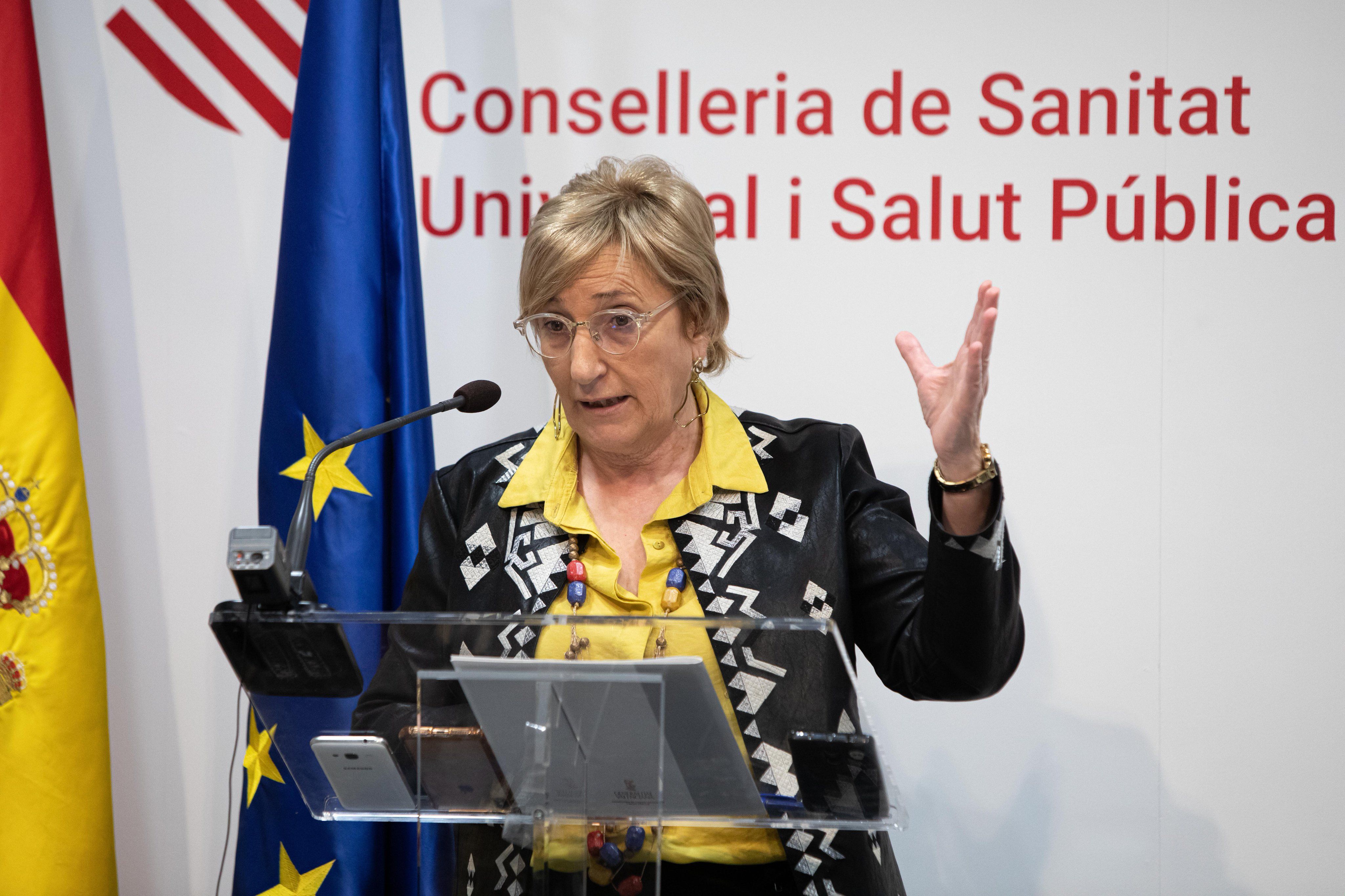 Una responsable sanitaria de la Generalitat Valenciana, en la rueda de prensa en la que confirma el caso. FOTO: RTVE