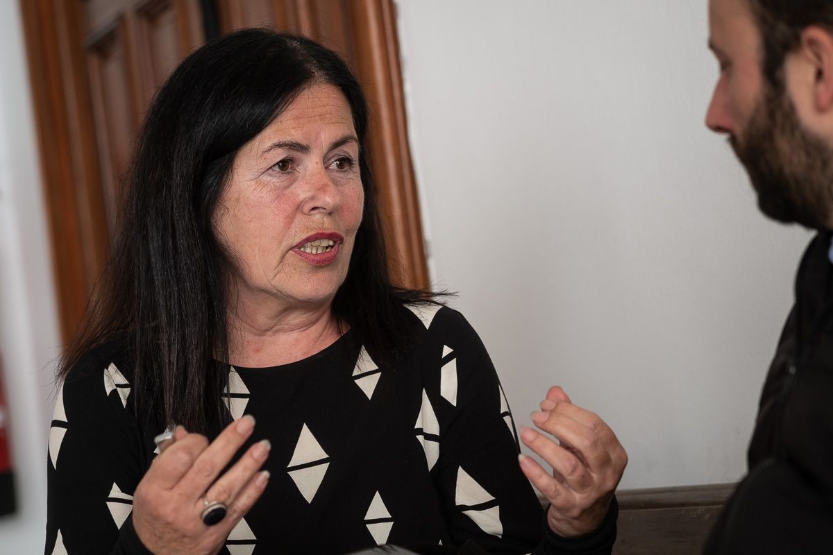 Zellinger, en un momento de la entrevista. FOTO: MANU GARCÍA