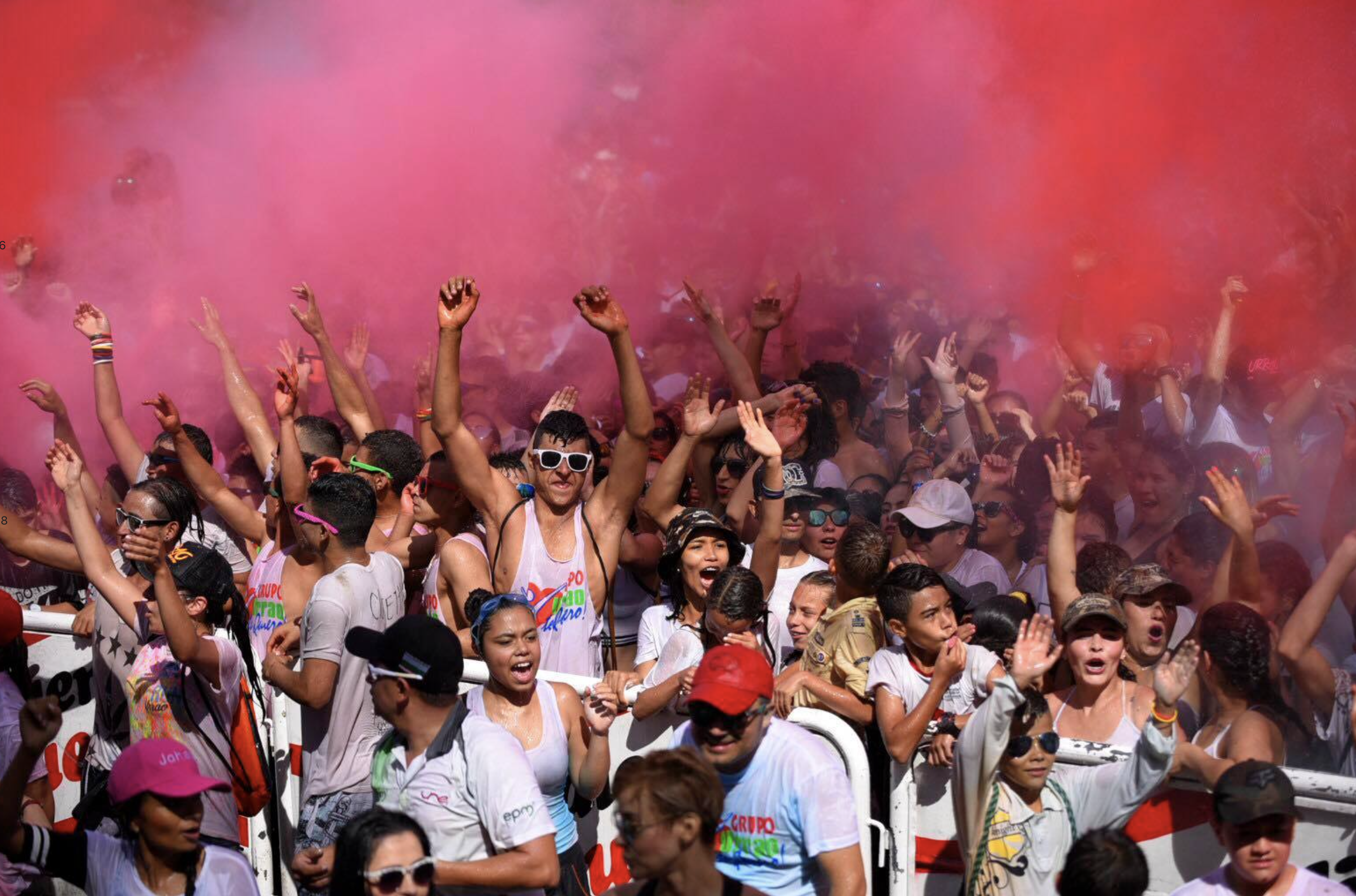 Una carrera color run en una imagen de archivo. 