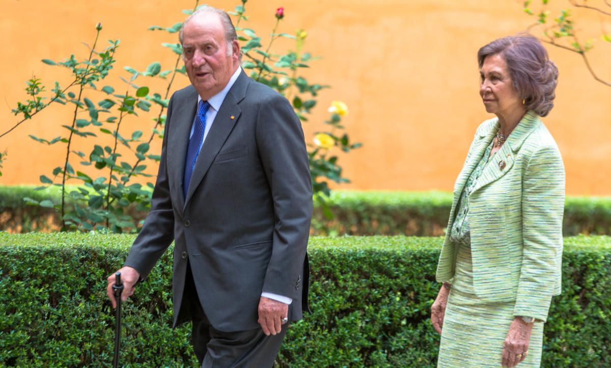 El rey emérito, junto a la reina Sofía. FOTO: CANALSURTV Flickr