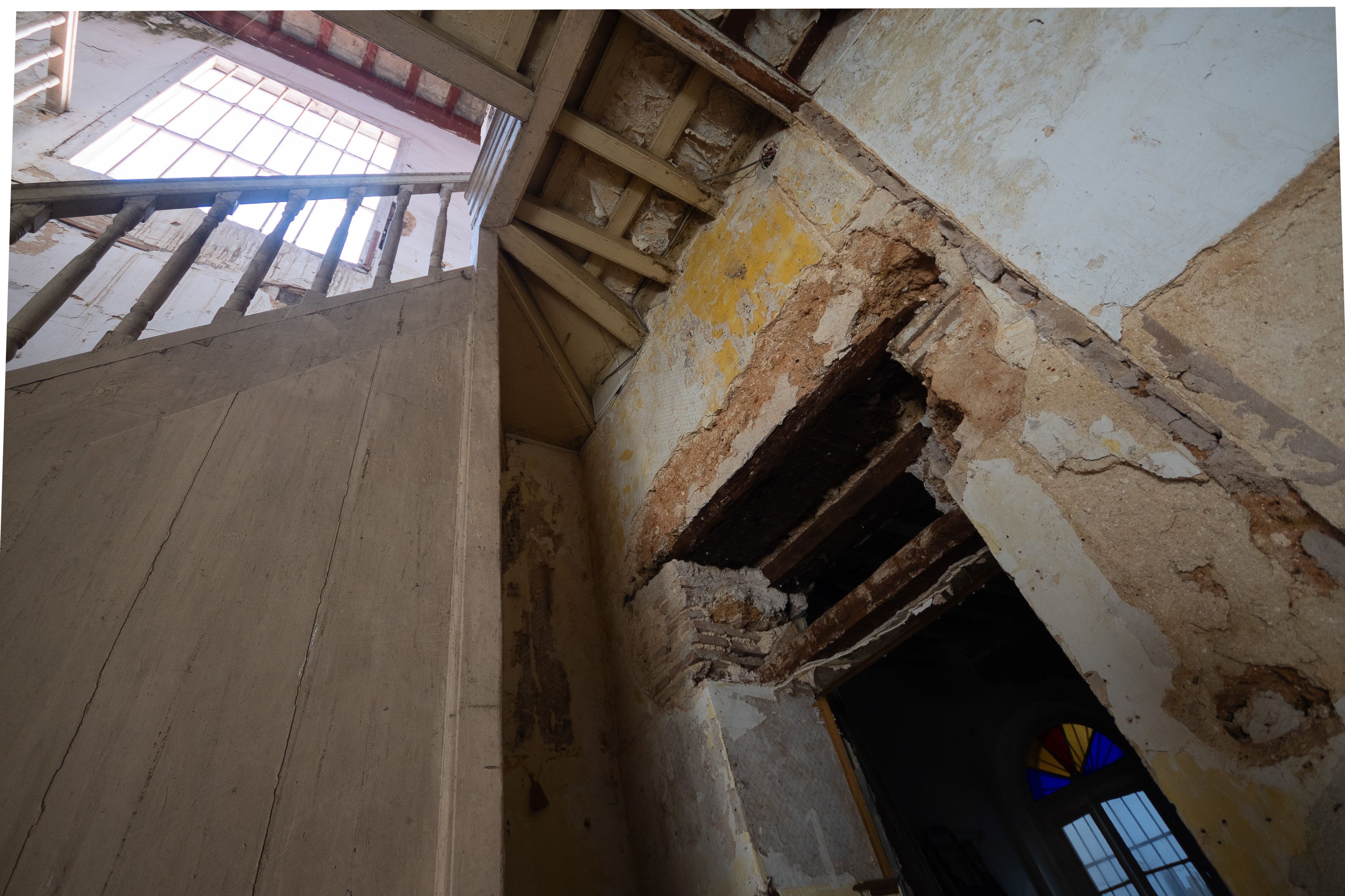 Estado de la casa que quiere rehabilitar.