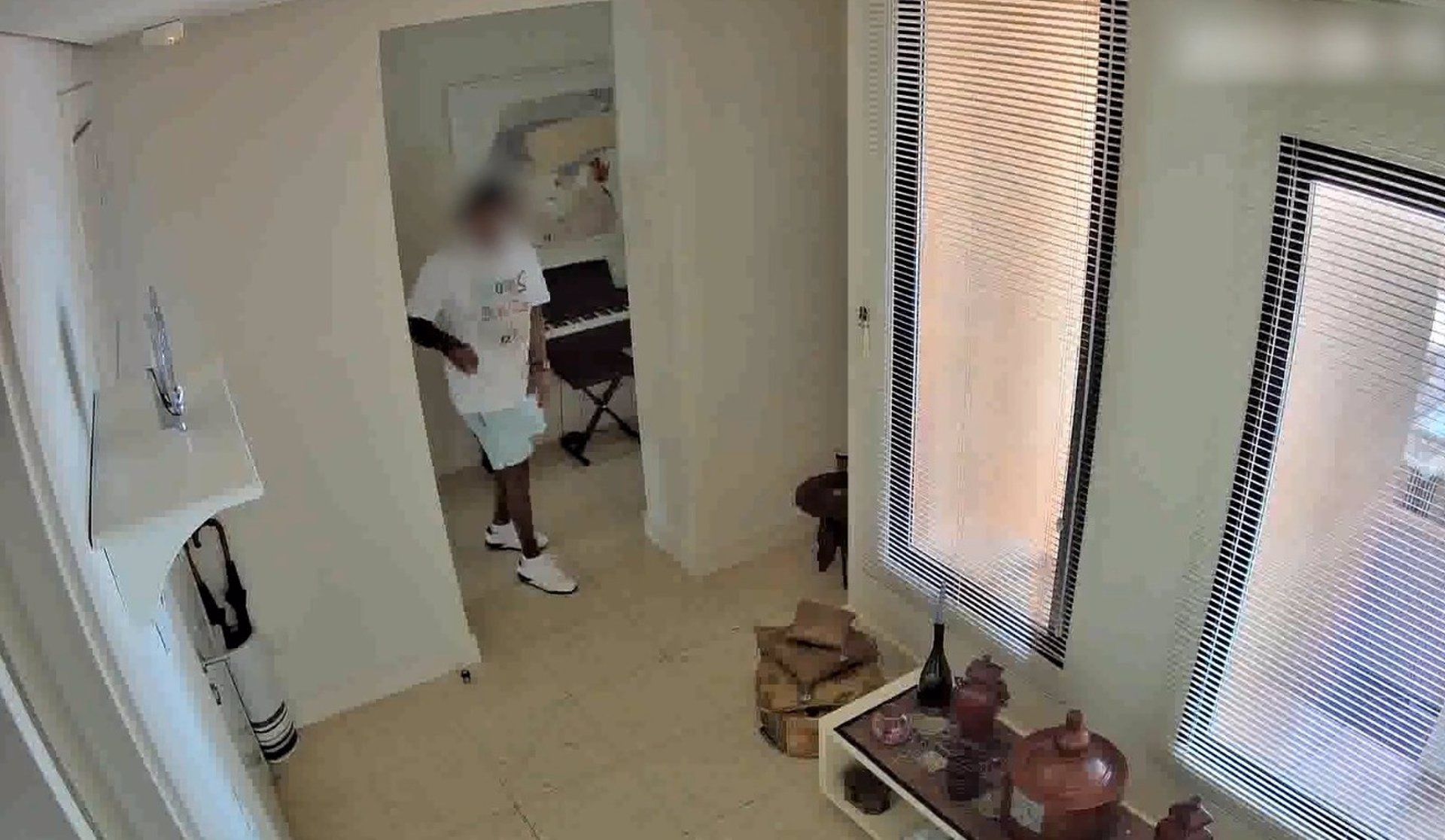 Una imagen de uno de los robos en hoteles de lujo.