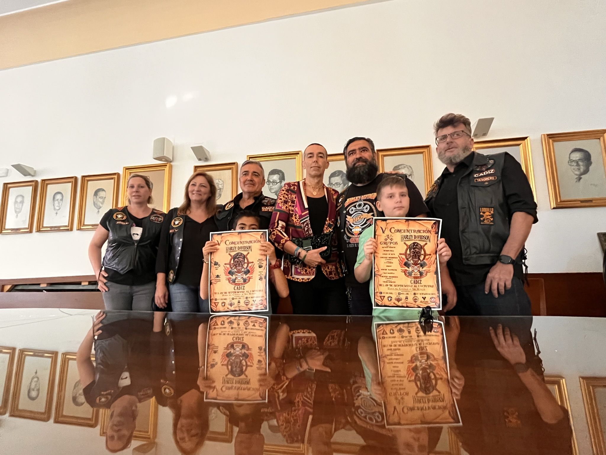 Presentación de la concentración de Harley Davidson en El Puerto. 