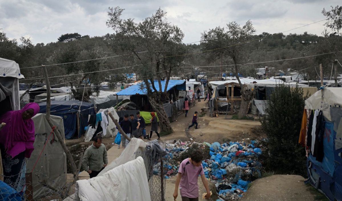 Un campo de refugiados en la frontera griega. FOTO: Ana Miranda TW