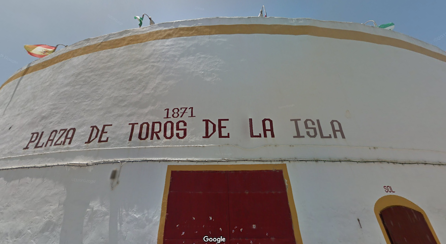 La plaza de toros de San Fernando, en una imagen de Google Maps.