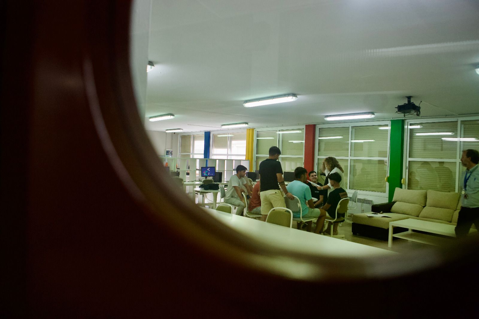 Un aula en un centro educativo de la Junta de Andalucía.