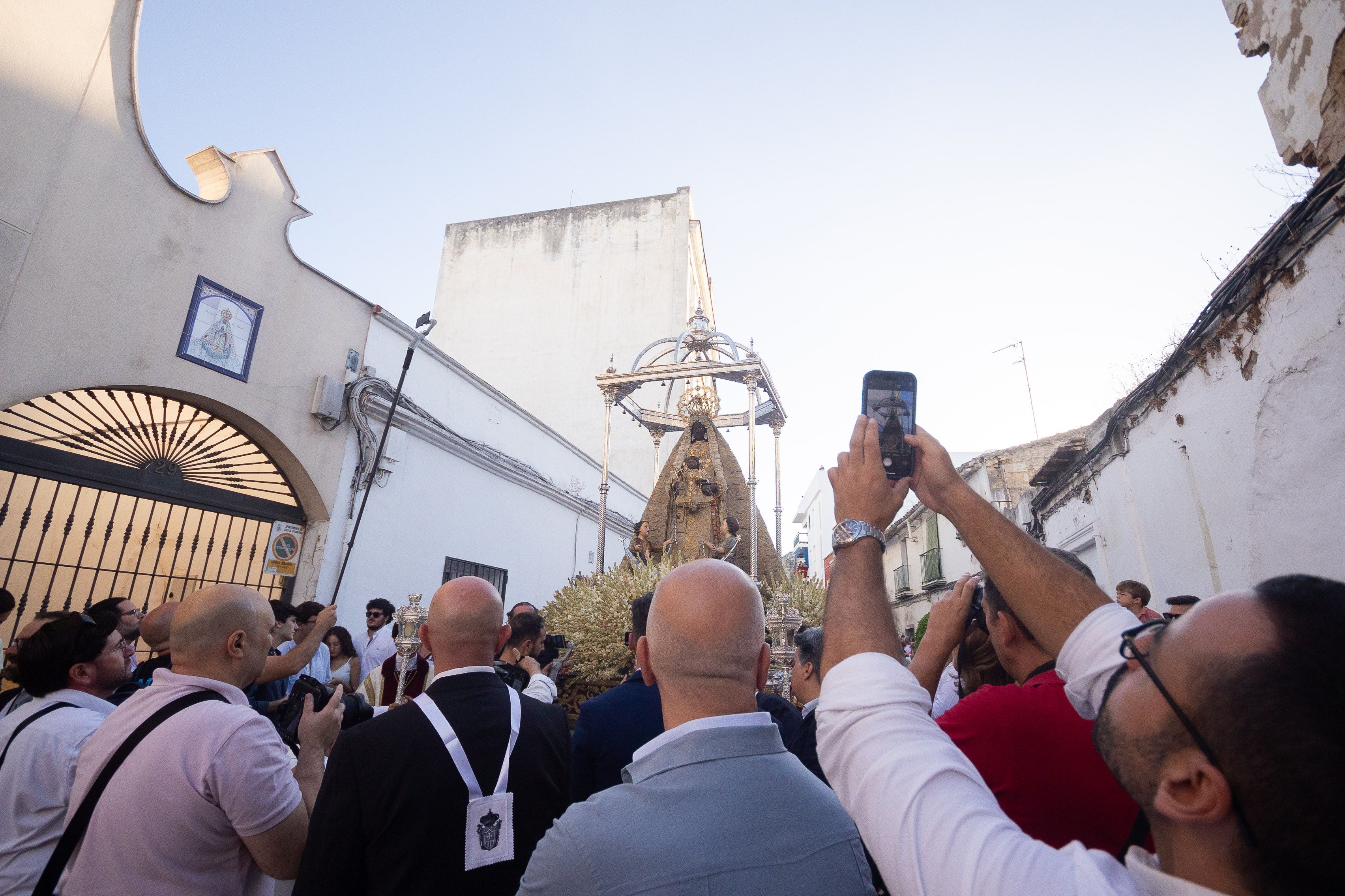 Procesión de la Merced, días atrás, uno de los festivos de Jerez en 2024.