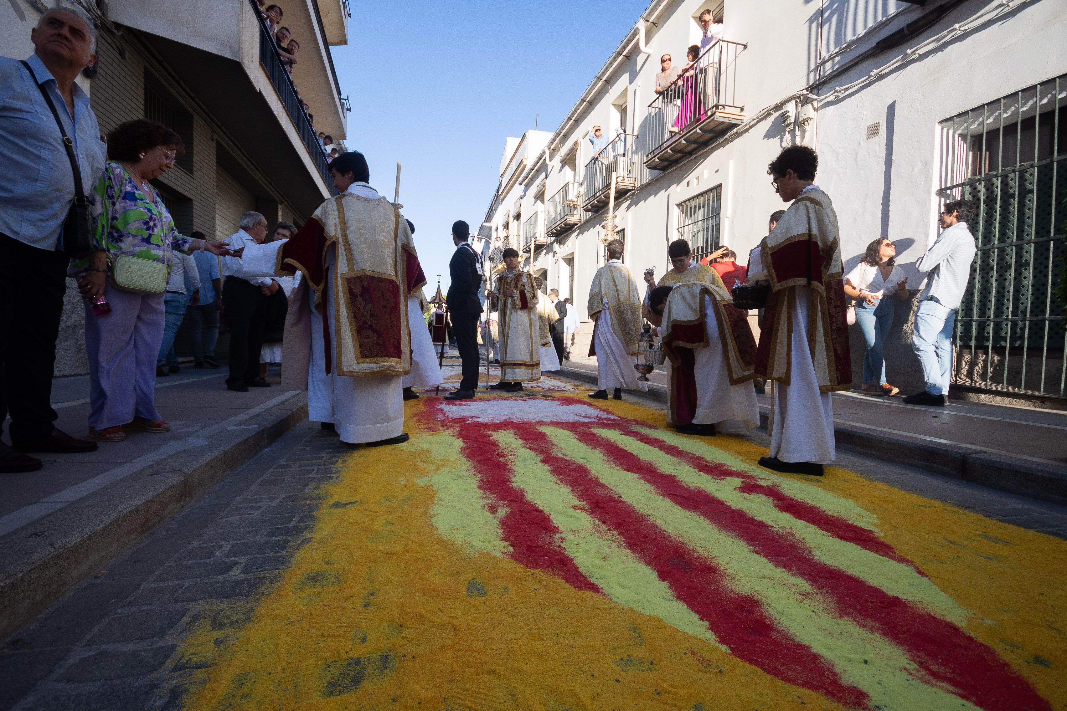 Un momento de la procesión de la Patrona.