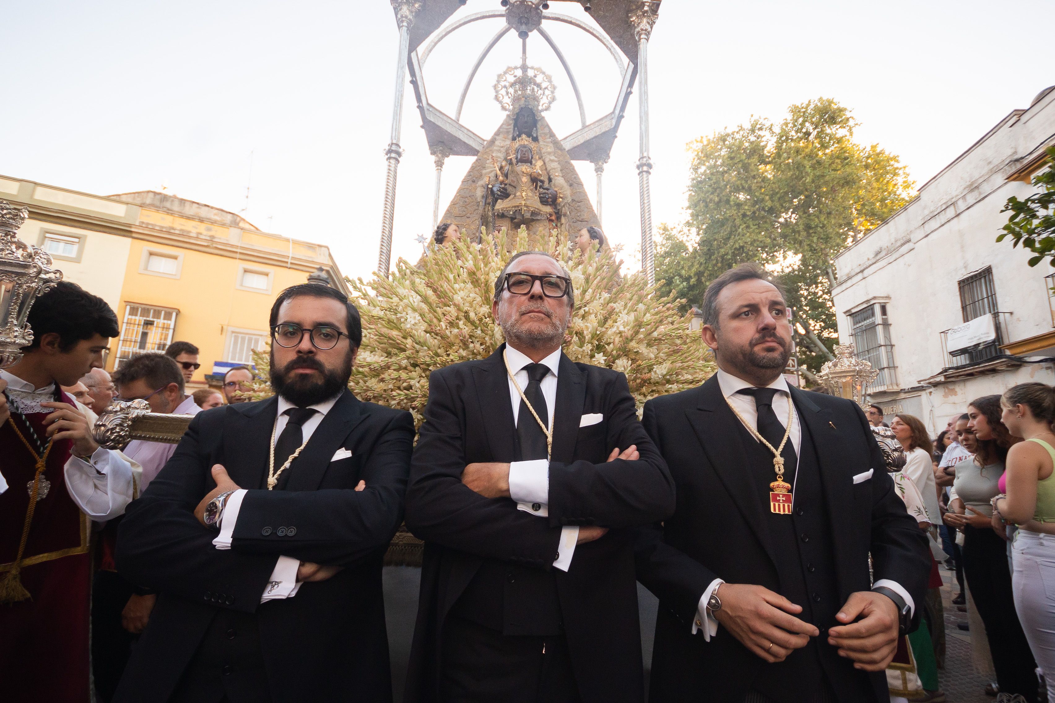 La Virgen de La Merced, en procesión este domingo 24 de septiembre.
