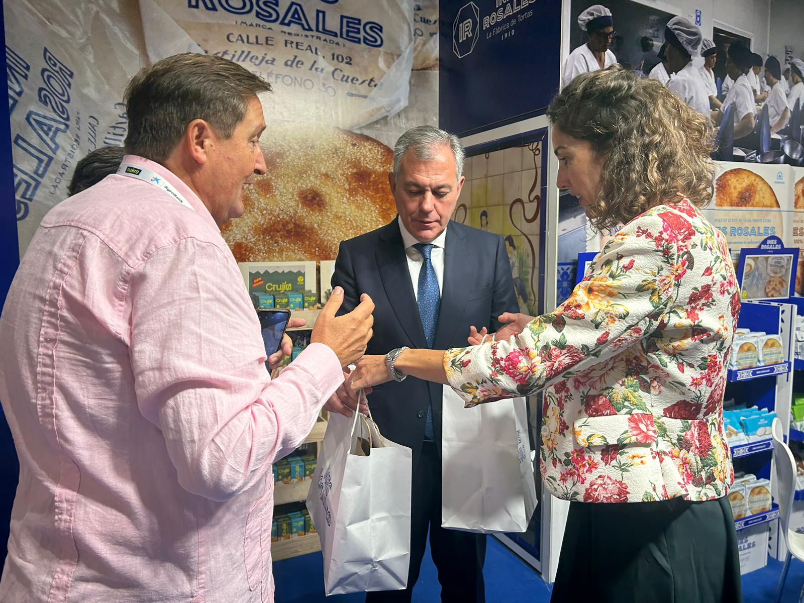 José Luis Sanz, alcalde de Sevilla, durante la presentación del congreso de alimentación en Fibes.
