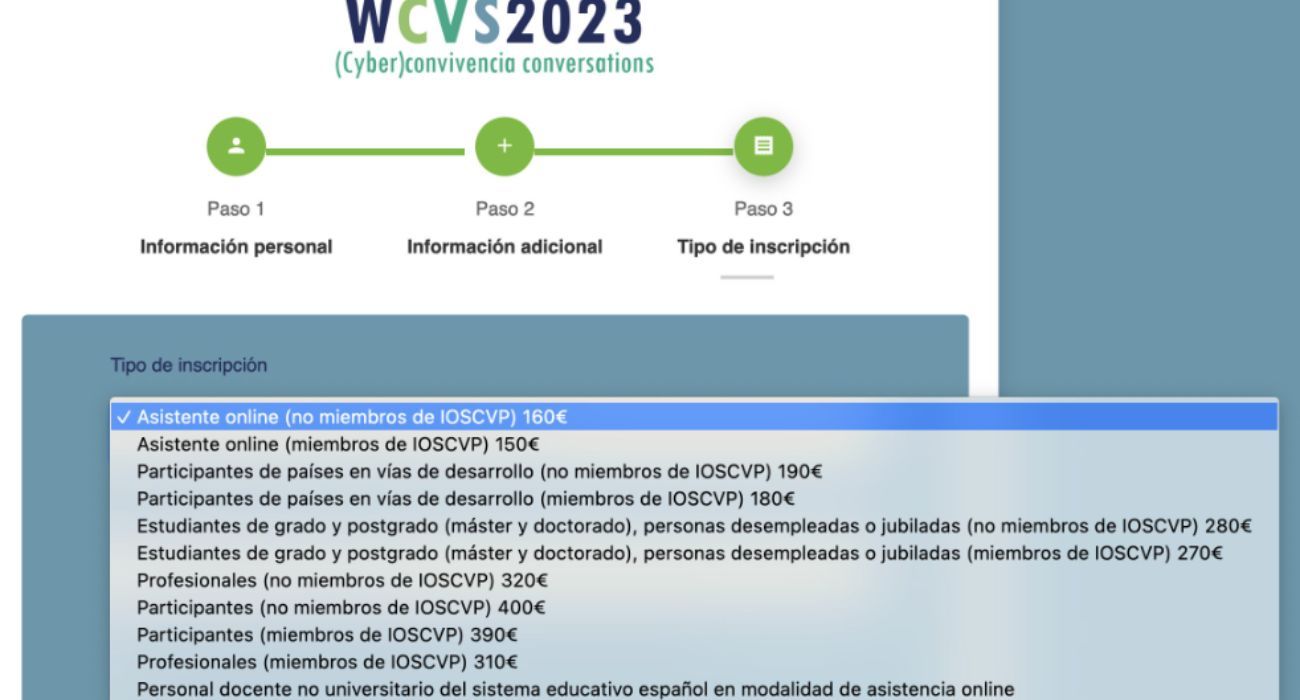 Los precios para asistir al IX Congreso Mundial sobre la Violencia en la Escuela que han provocado un gran malestar.