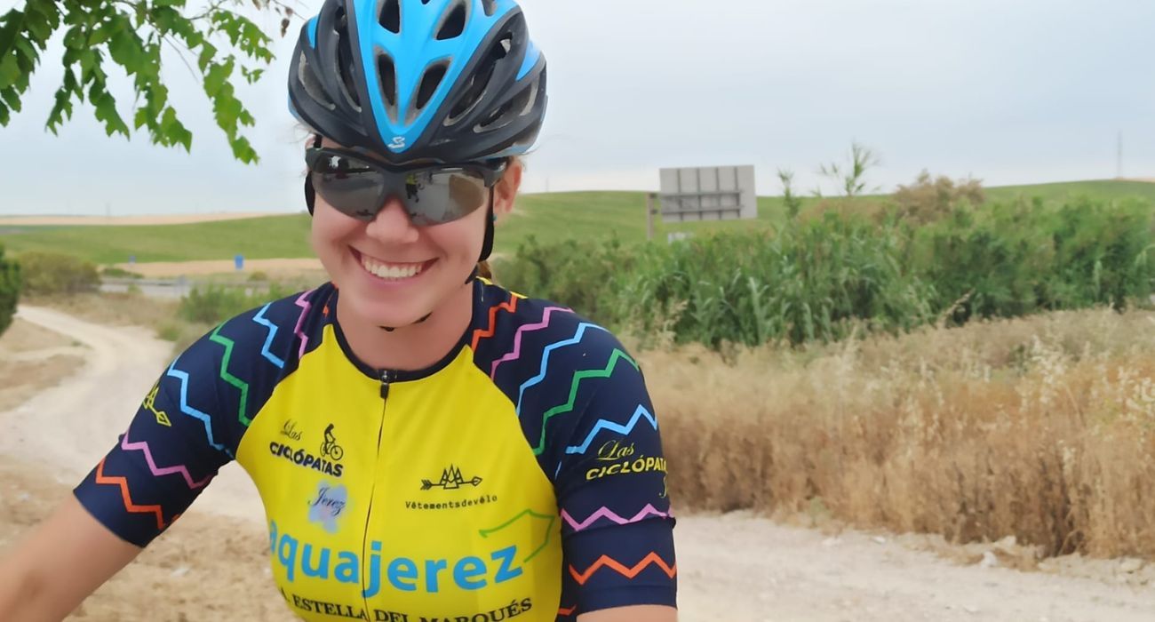 Anastasia Reguera, una de las ciclistas más destacadas de Andalucía.