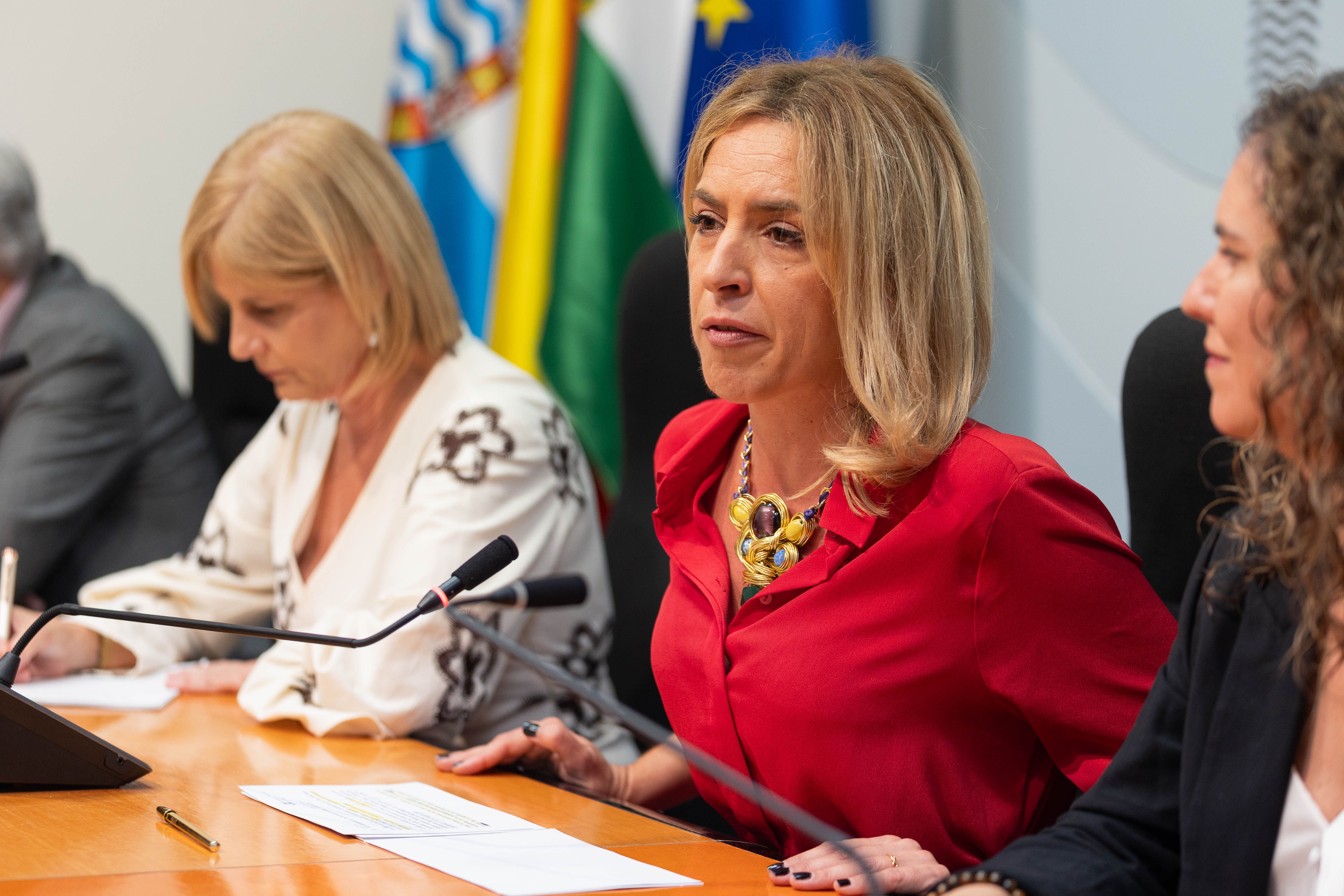 Almudena Martínez, en rueda de prensa este miércoles.