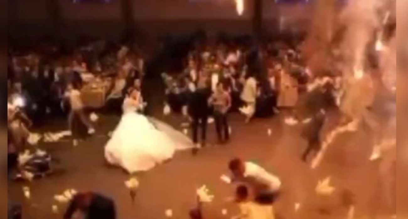 Una imagen de la tragedia en la que ha acabado una boda.