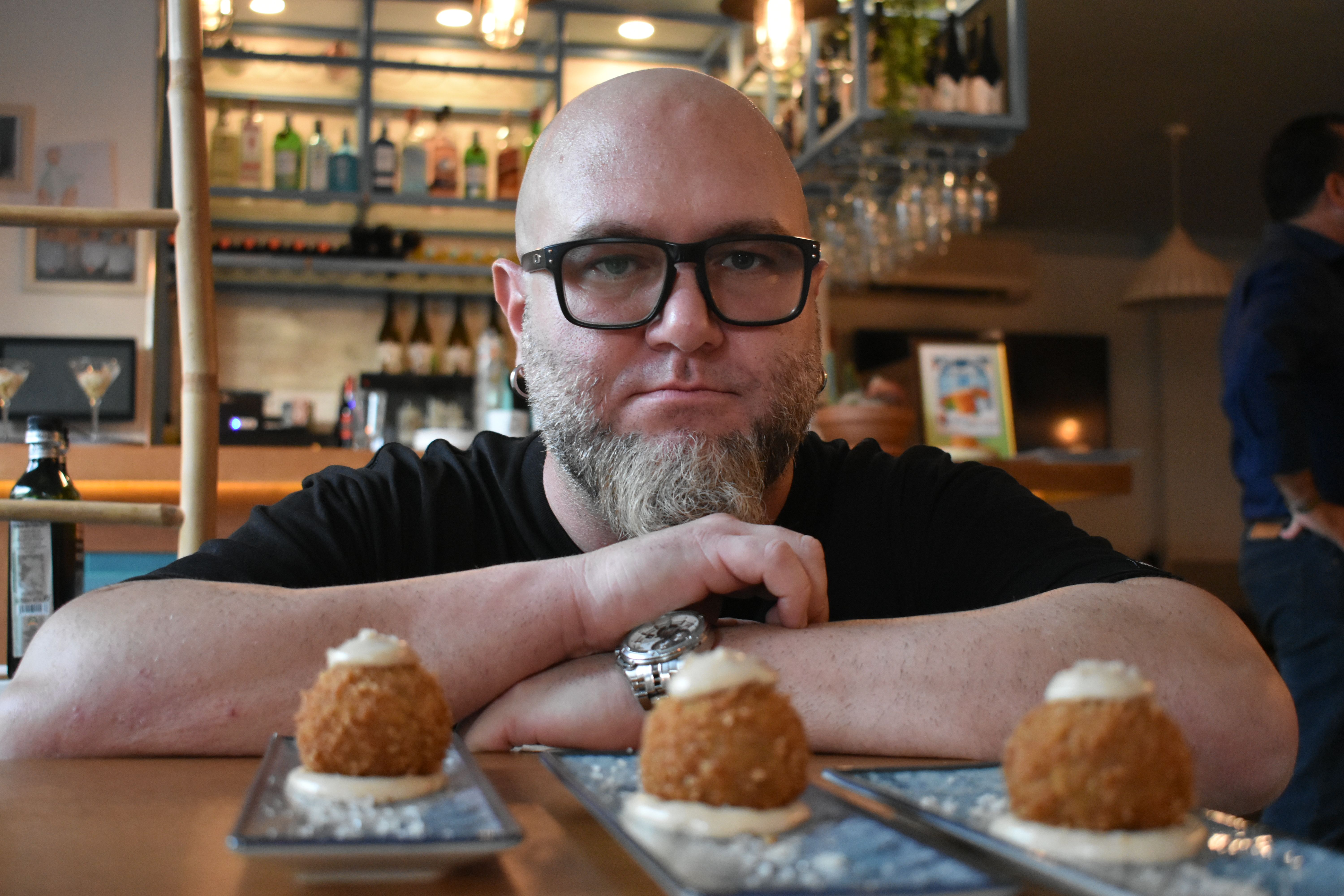 Una de las croquetas premiadas en San Fernando.