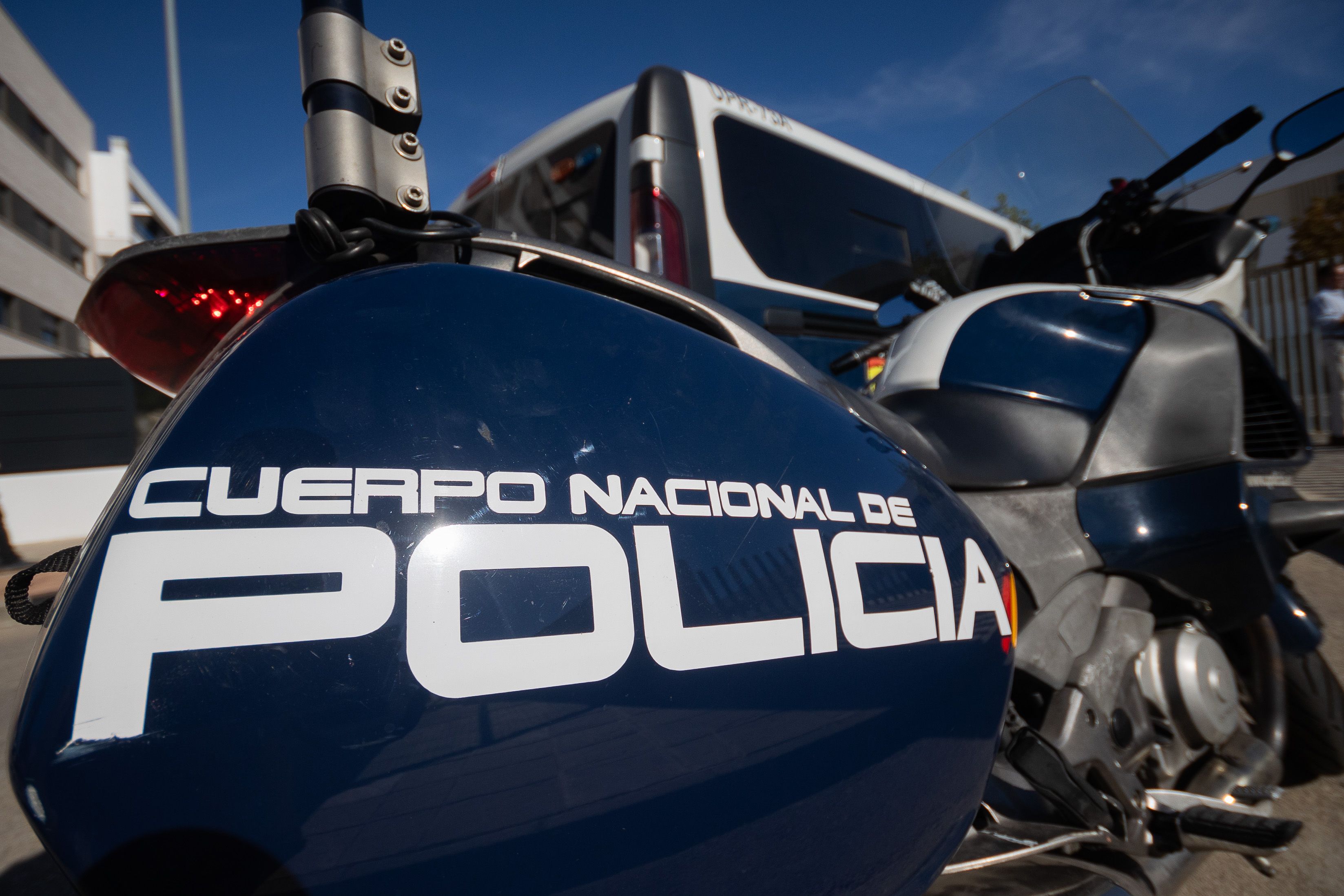 Vehículos de la Policía Nacional de Jerez en una imagen de archivo.