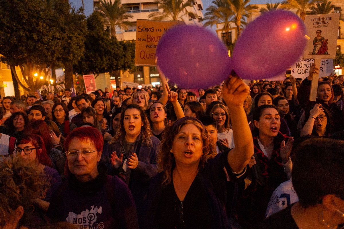 Una pasada manifestación del 8M en Andalucía.