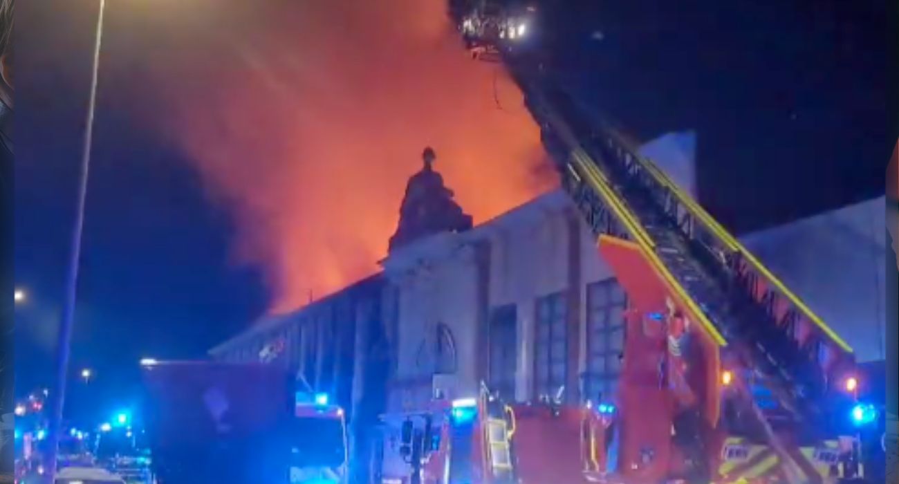 El incendio en la discoteca Teatre de Murcia. El incendio en la discoteca Teatre de Murcia.