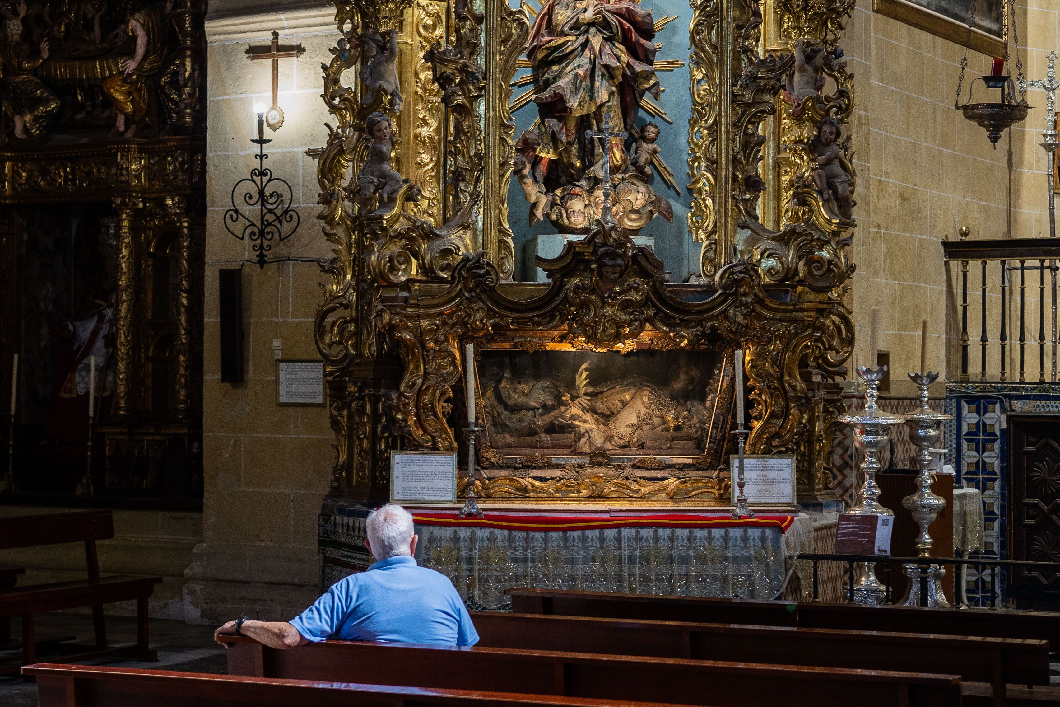 Interior de la iglesia de San Pedro.