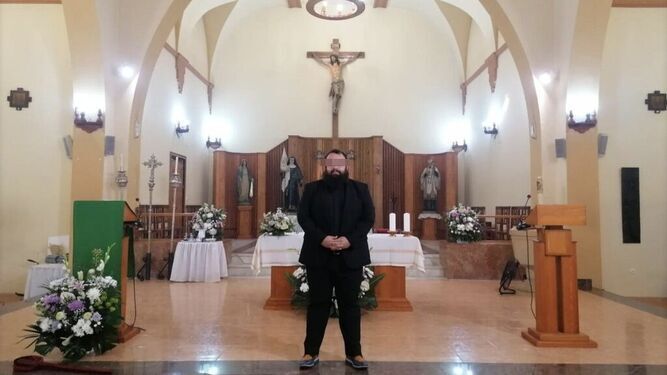 El sacerdote detenido en la iglesia Santa María Micaela de Melilla. 