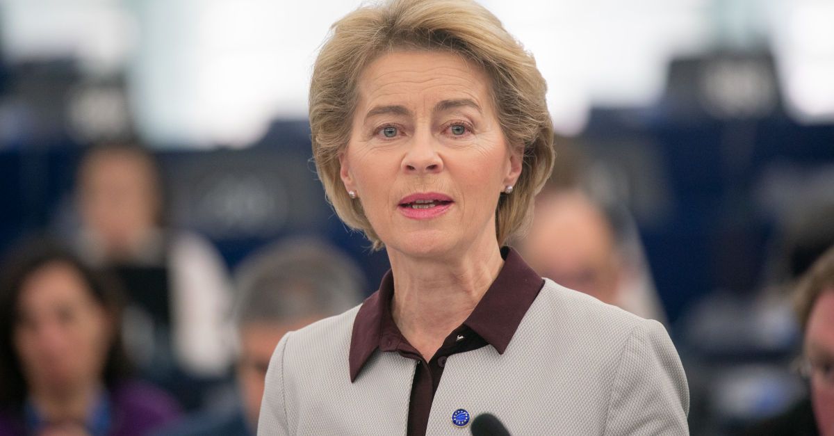La presidenta de la Comisión Europea, Ursula Von der Leyen.