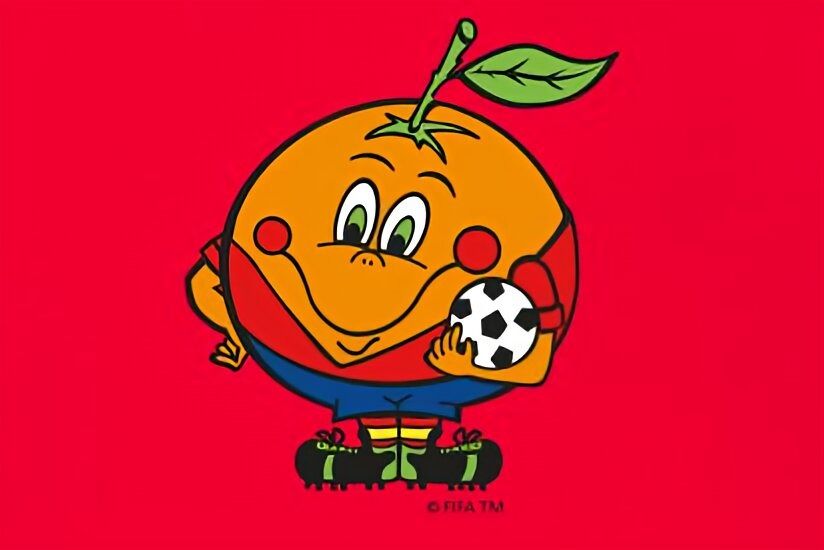 Naranjito, mascota del Mundial 82 en España, que tiene 'sangre andaluza'.