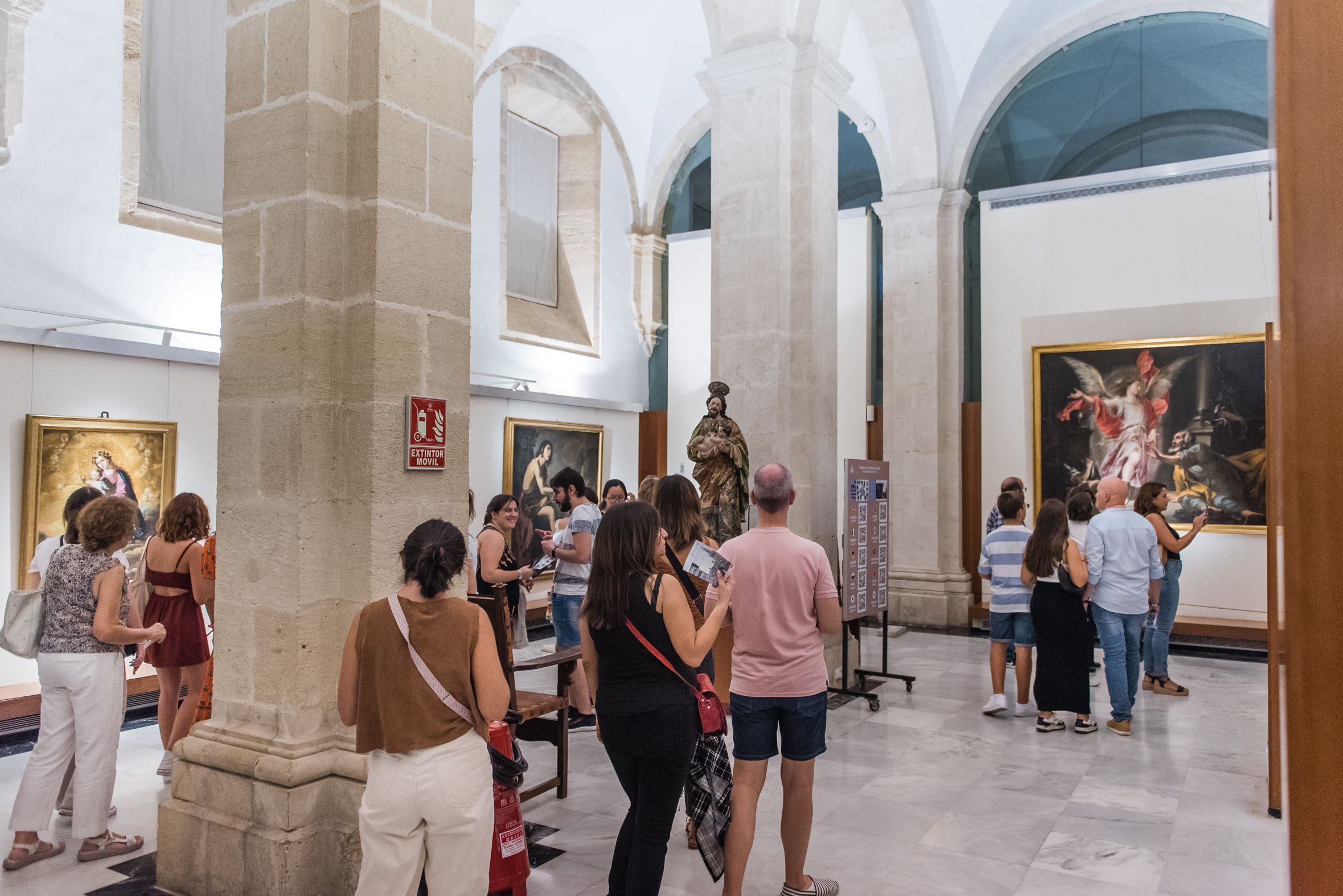 La zona museística, también muy visitada.