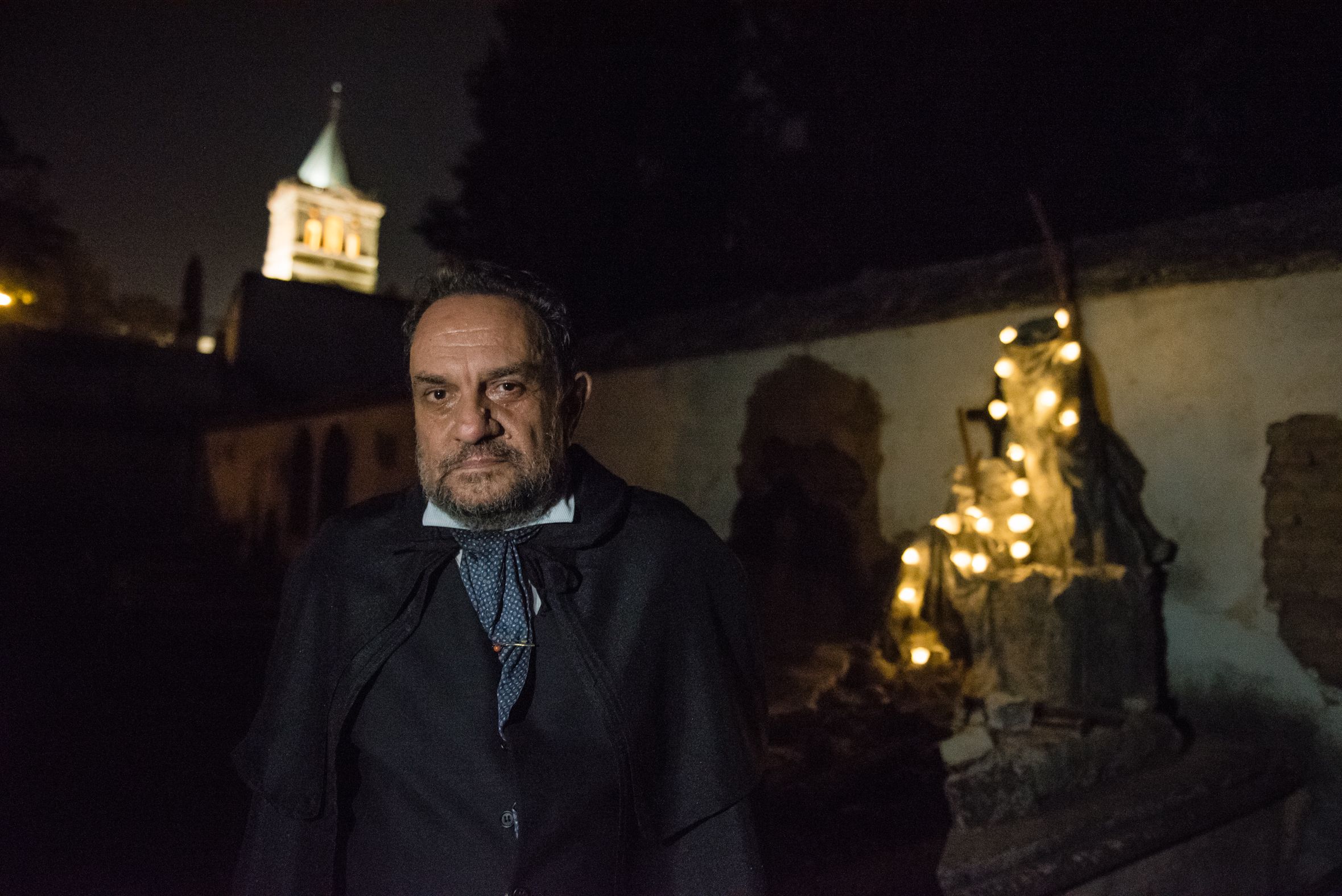 Uno de los actores en San Jorge.