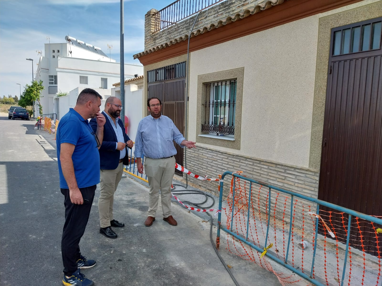 Visita de Javier Bello a La Barca de la Florida.