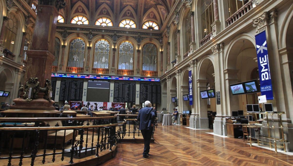 La Bolsa de Madrid, donde están las empresas más potentes del país. FOTO: BBVA