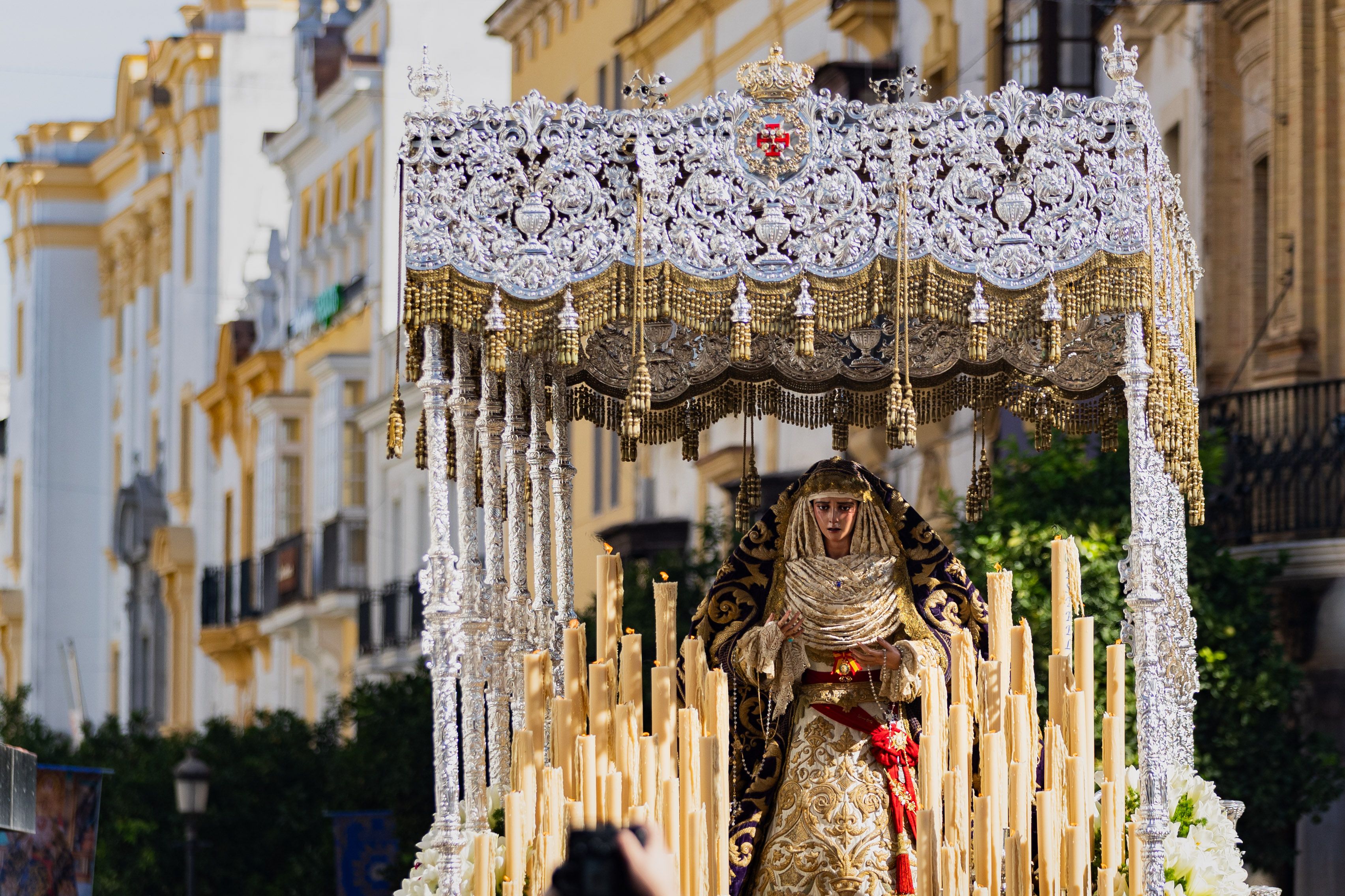 Salida procesional de la Virgen de la Estrella