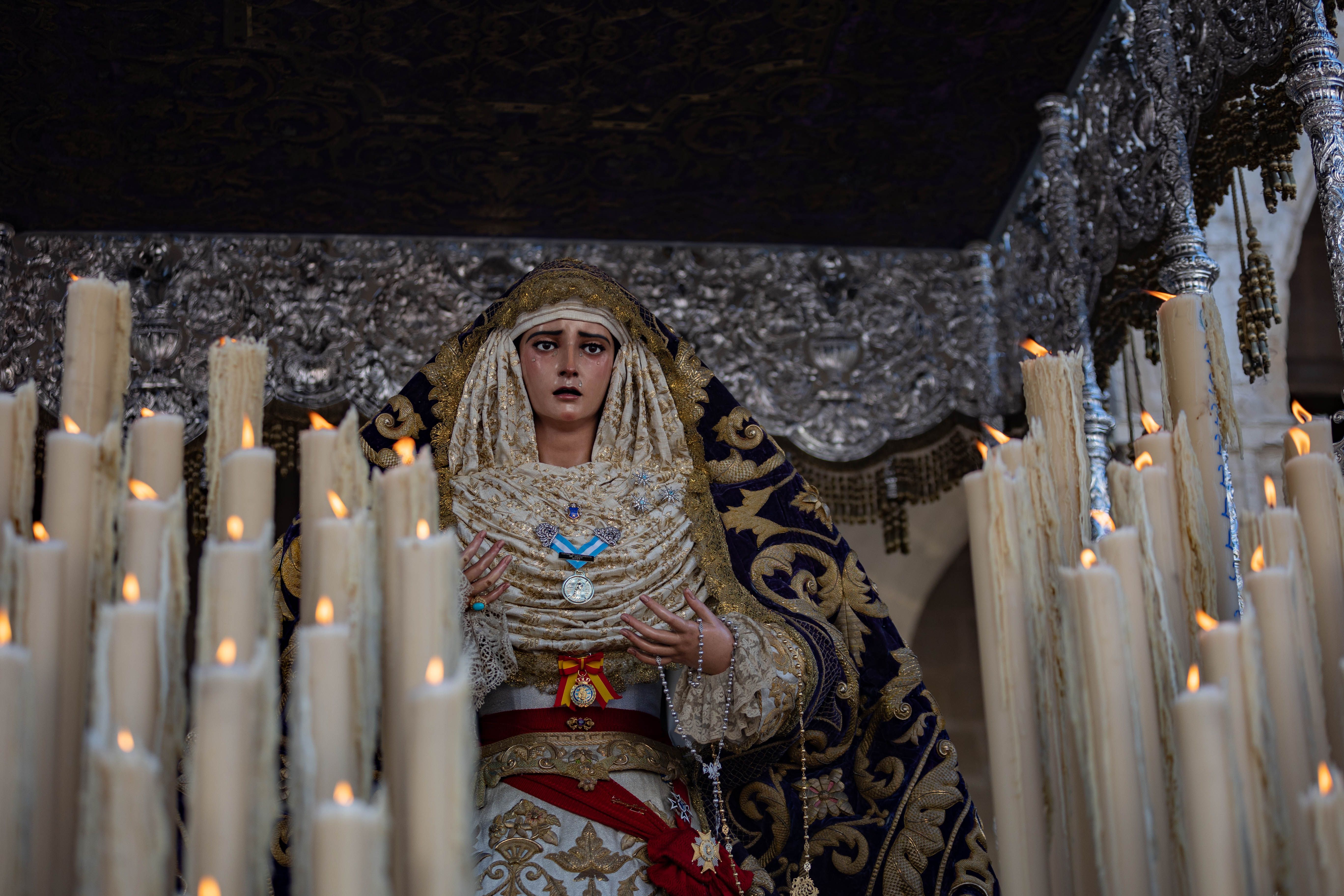 Salida procesional de la Virgen de la Estrella