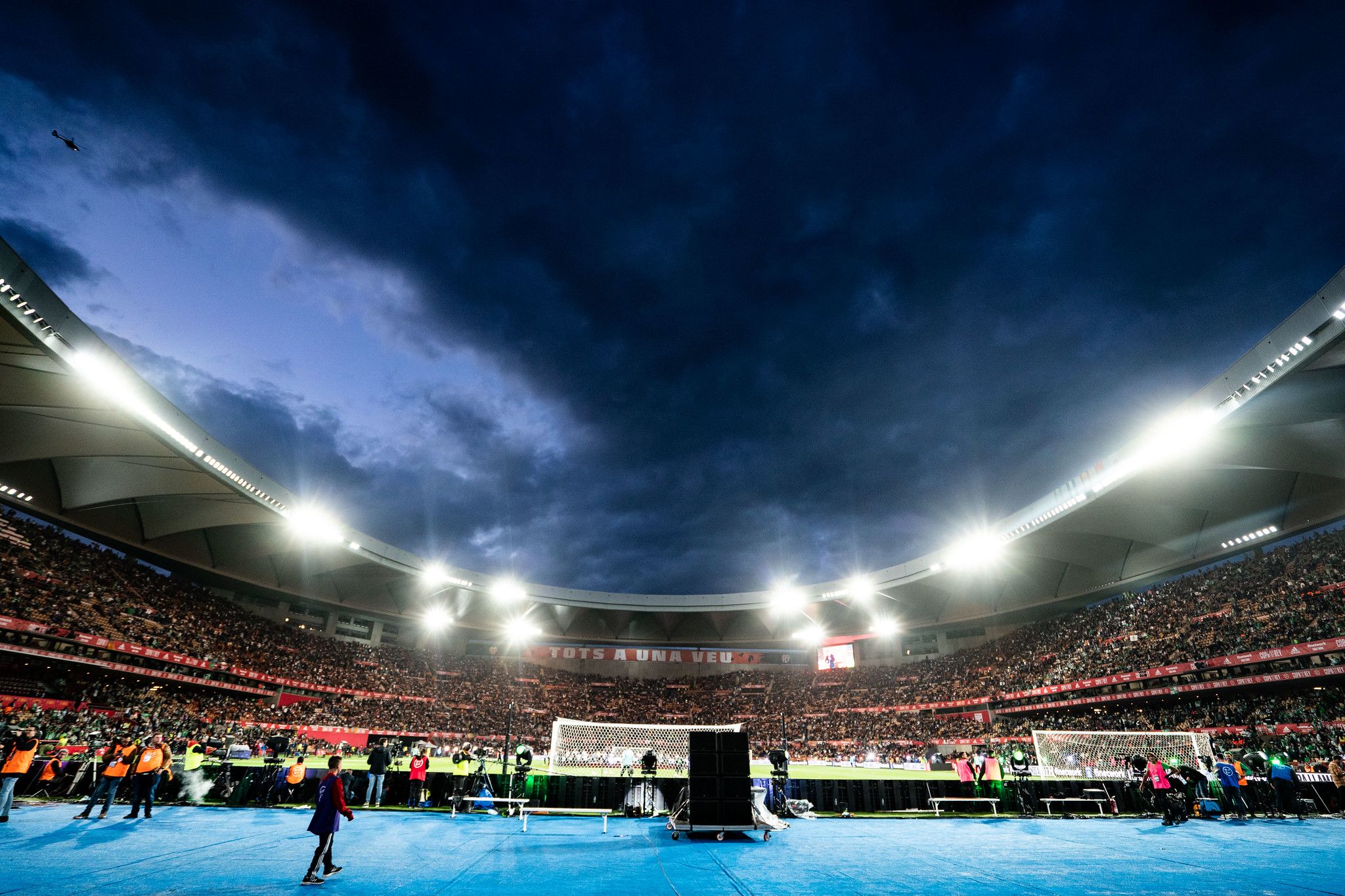 El Estadio de La Cartuja en Sevilla, que será probablemente sede en el Mundial 2030.