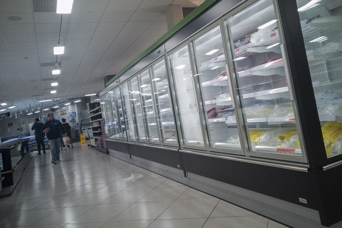 Imagen de archivo de la sección de congelados de un supermercado.