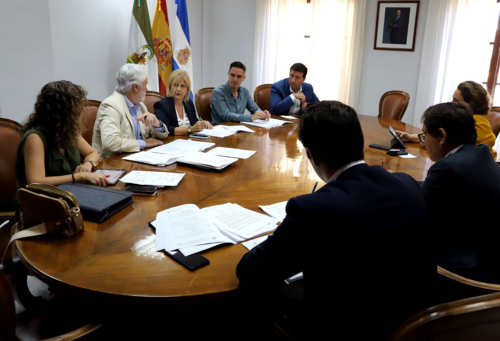 Más de 500.000 euros para construir un bulevar en las calles Oro y Almargen en Jerez. En la imagen, la Junta de Gobierno Local. 