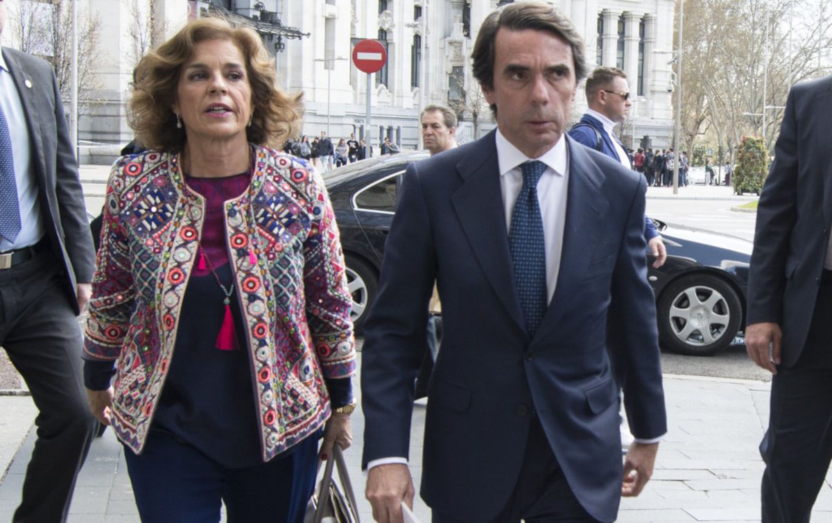 Ana Botella y José María Aznar. FOTO: Casa de América