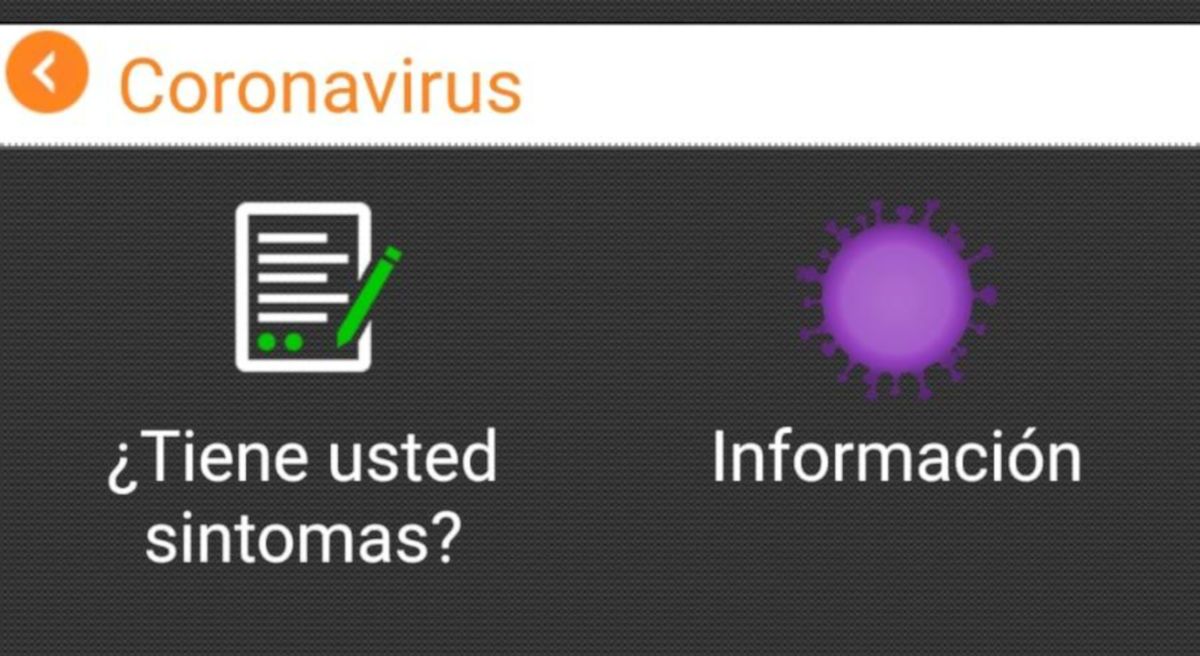 Imagen de la app de 'Salud Responde'.