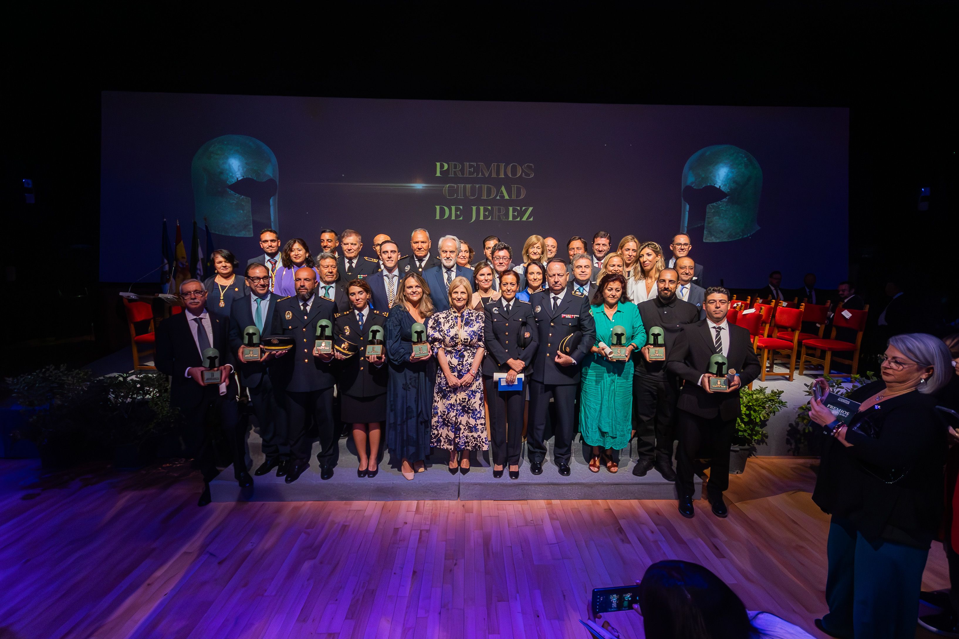 Los galardonados con los Premios Ciudad de Jerez 2023.