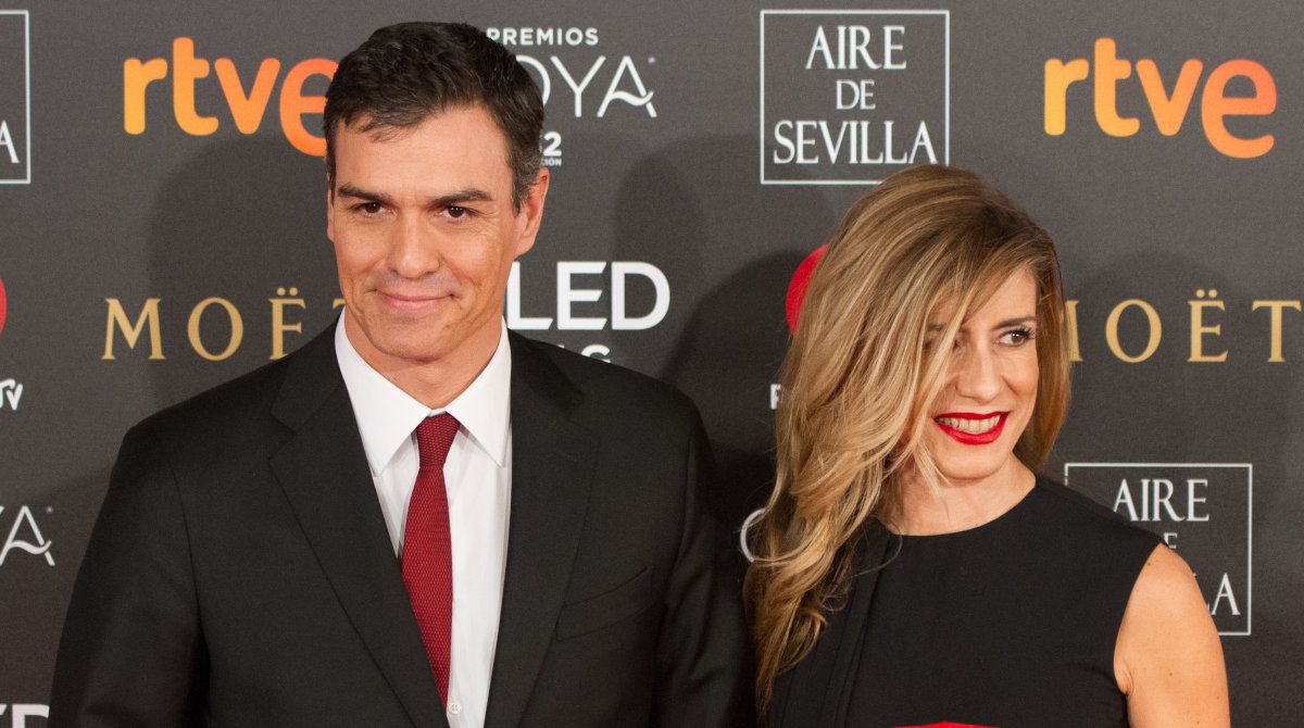 Pedro Sánchez y Begoña Gómez. FOTO: Wikimedia