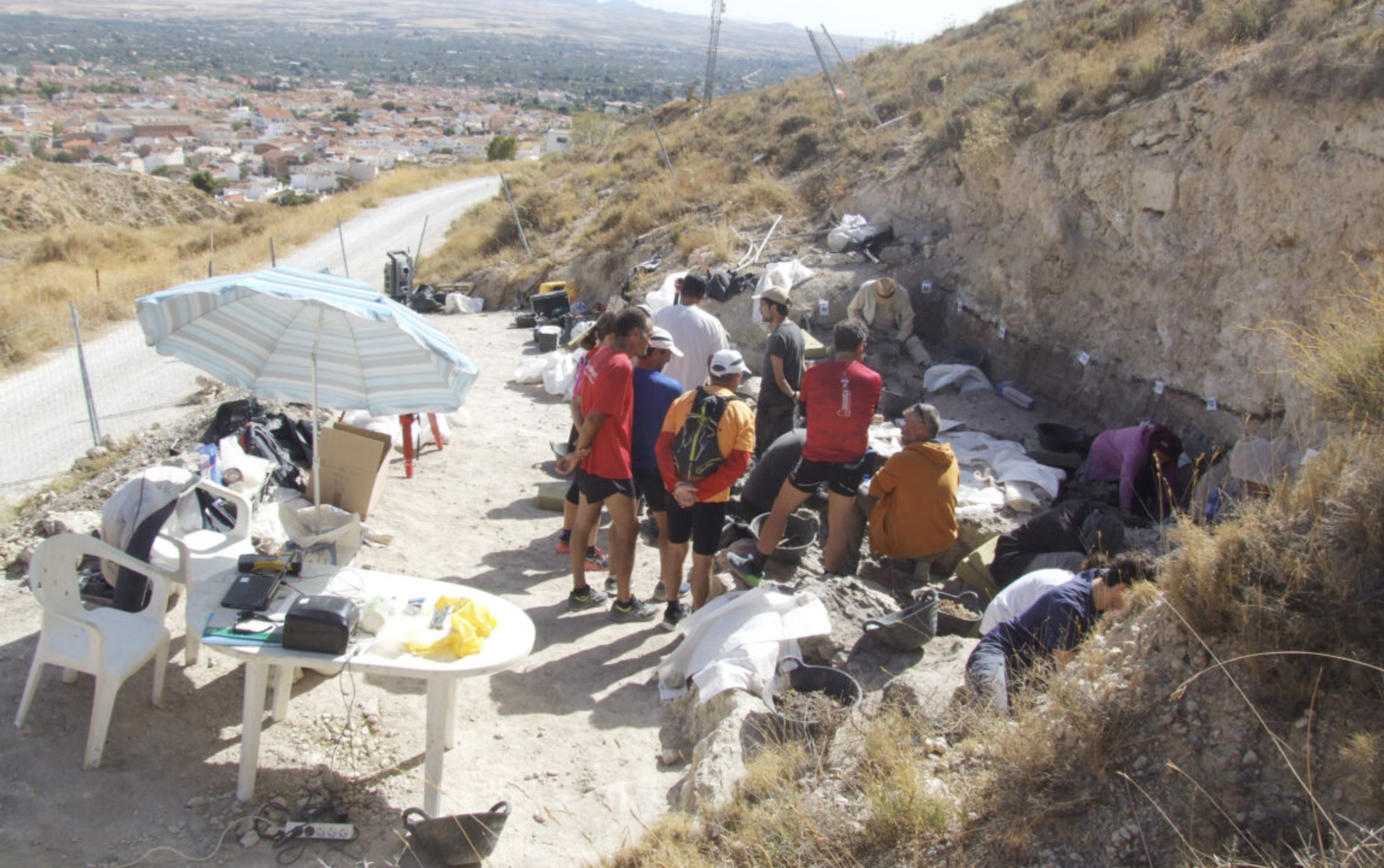 Campaña de excavaciones en el yacimiento paleontológico de Baza. 