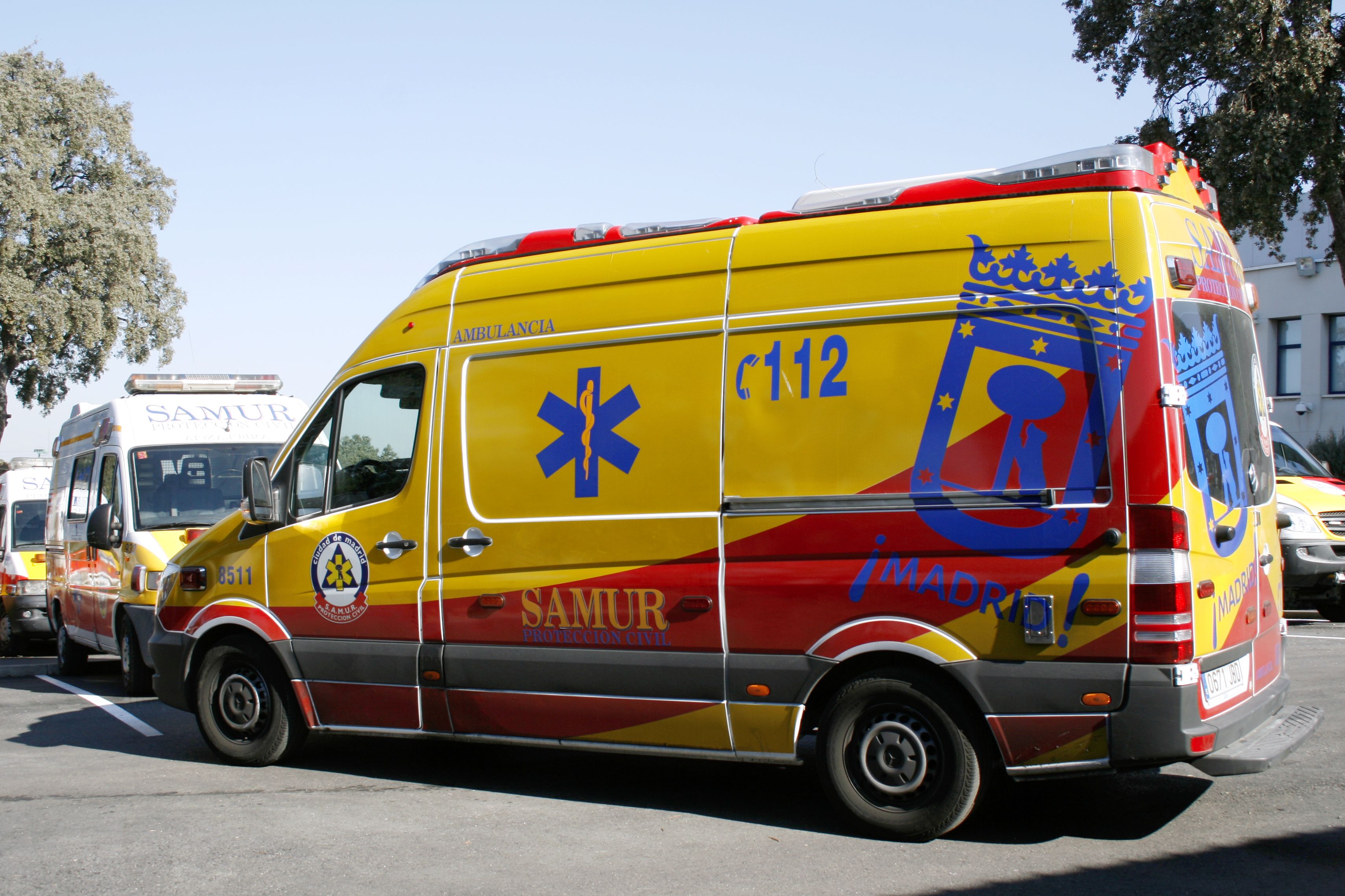 Una ambulancia del Samur, en una imagen de archivo.