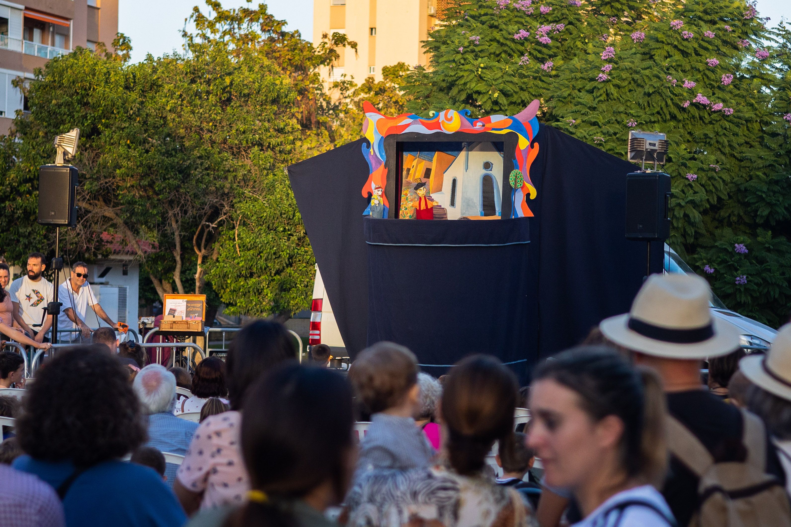 Una actuación de la última edición del Festival de Títeres de Jerez. Una actuación de la última edición del Festival de Títeres de Jerez.