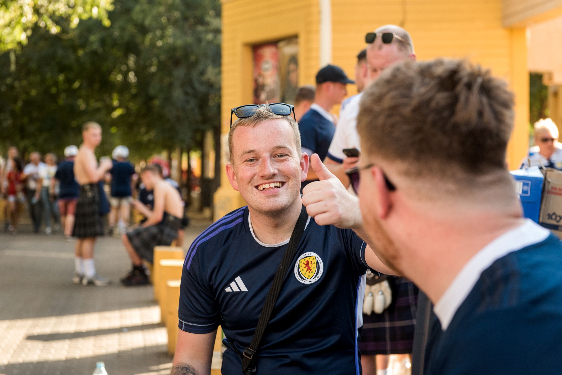 La Alameda, tomada por aficionados.