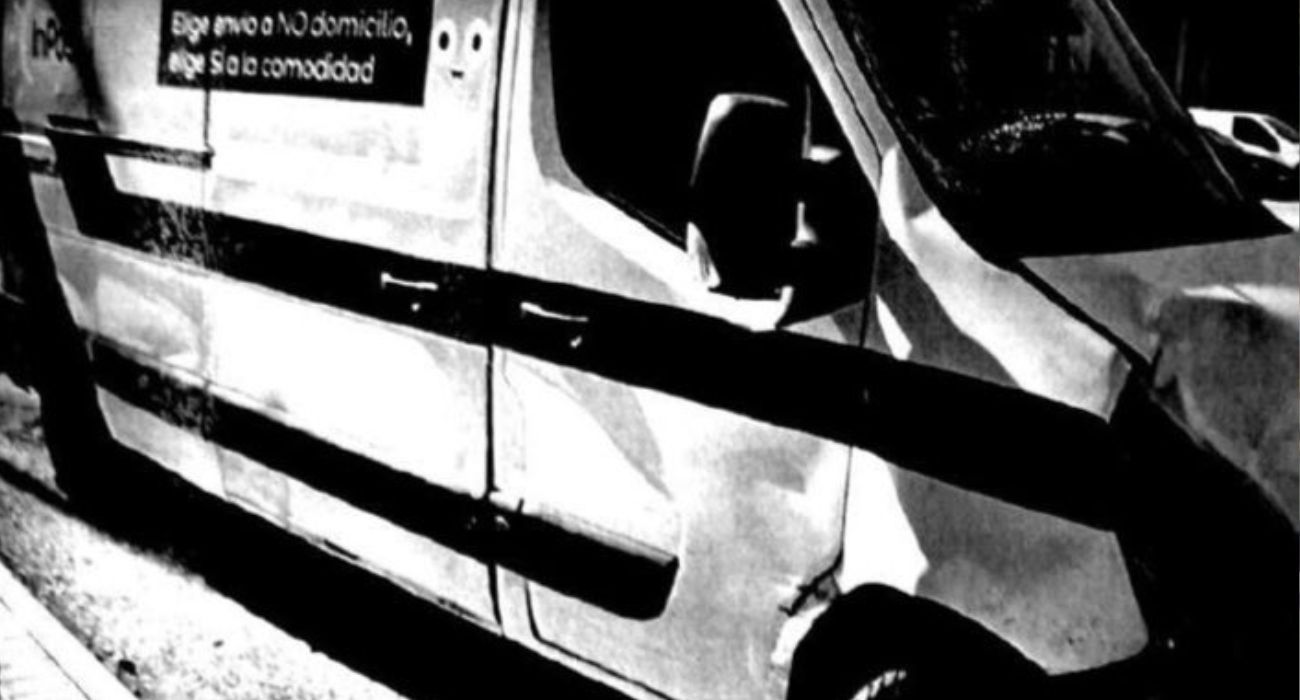 La furgoneta con la que un conductor en situación irregular atropelló mortalmente a dos personas.